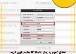 انتقال تصویر به روش IP Static مناسب ترین شیوه در سیستم مدار بسته هایک ویژن