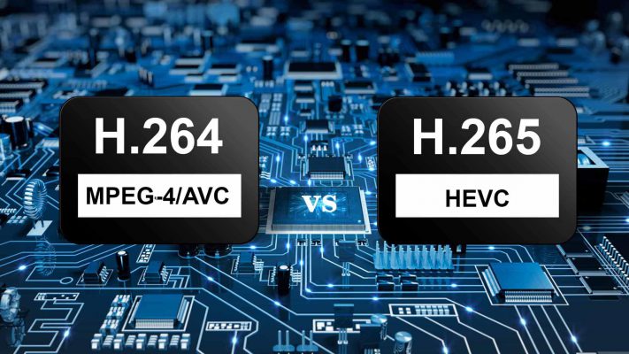 فشرده سازی فرمت های H.264 و H.265 + تفاوت
