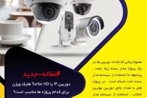 دوربین IP یا Turbo HD هایک ویژن برای کدام پروژه ها مناسب است؟